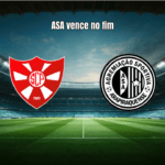 Penedense 0 x 1 ASA: Gol nos acréscimos decide clássico da Copa Alagoas