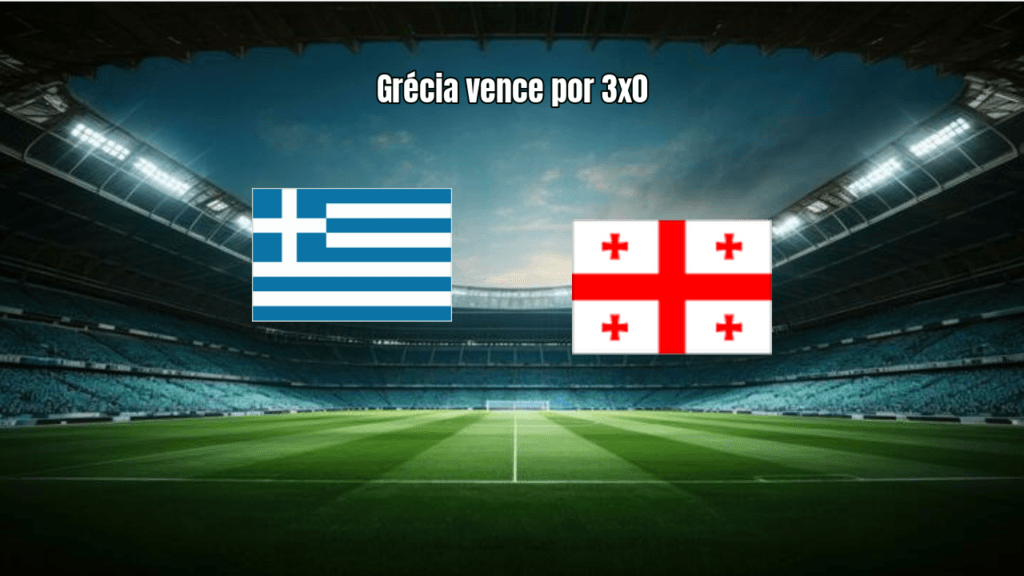 Grécia W vence Geórgia W por 3x0 nas Eliminatórias da Copa