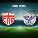 CRB 6x0 Porto BA: Goleada Histórica na Copa do Brasil 2026