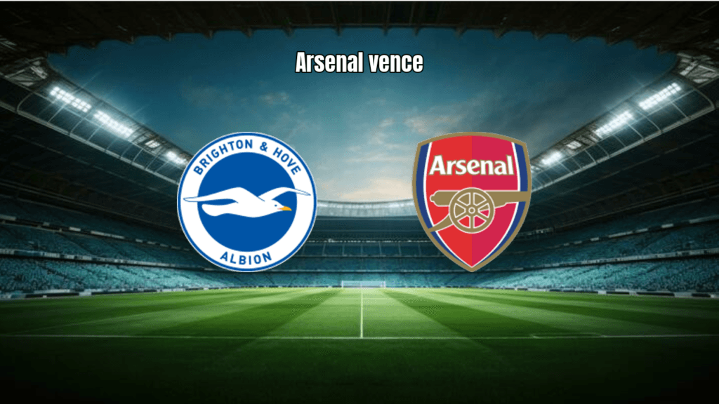 Arsenal vence Brighton fora de casa com gol de Saka na Premier League