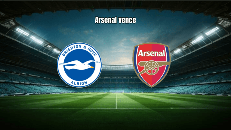 Arsenal vence Brighton fora de casa com gol de Saka na Premier League