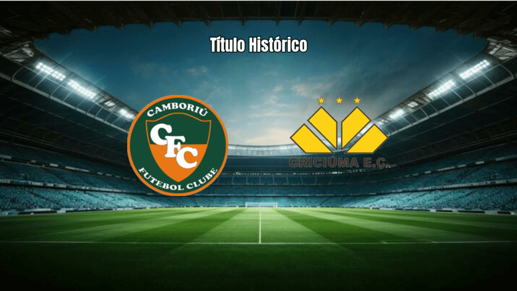 Camboriú vence Criciúma por 1x0 e fatura título do Catarinense