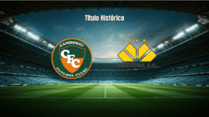 Camboriú vence Criciúma por 1x0 e fatura título do Catarinense