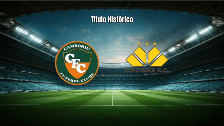 Camboriú vence Criciúma por 1x0 e fatura título do Catarinense
