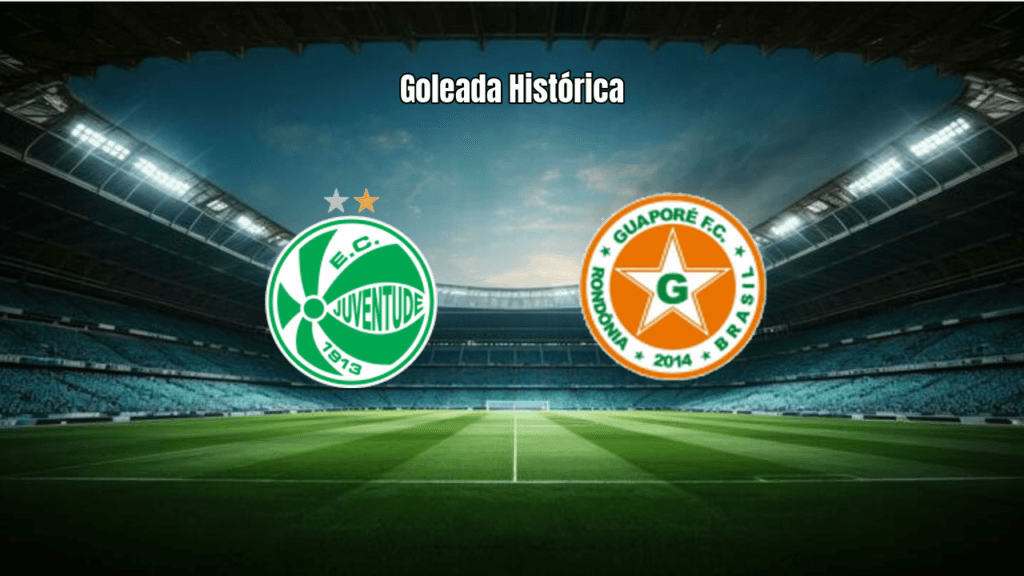 Juventude goleia Guaporé por 5 a 0 na estreia da Copa do Brasil