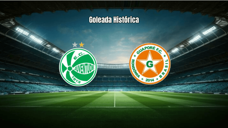 Juventude goleia Guaporé por 5 a 0 na estreia da Copa do Brasil