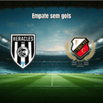 Heracles e Utrecht empatam sem gols na Eredivisie 2025/26