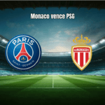 Monaco surpreende e vence PSG por 3 a 1 no Parc des Princes