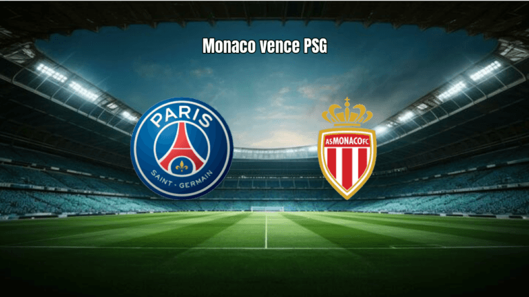 Monaco surpreende e vence PSG por 3 a 1 no Parc des Princes
