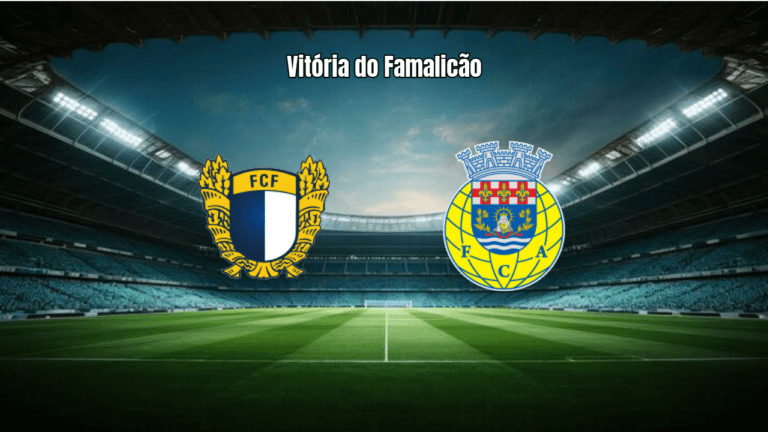 Famalicão vence Arouca por 1x0 na Primeira Liga com gol de Pinheiro