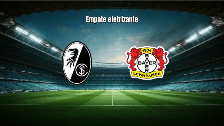Freiburg e Leverkusen empatam em 3 a 3 em jogo eletrizante