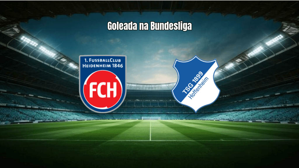 Hoffenheim vence Heidenheim por 4 a 2 em jogo de gols na Bundesliga