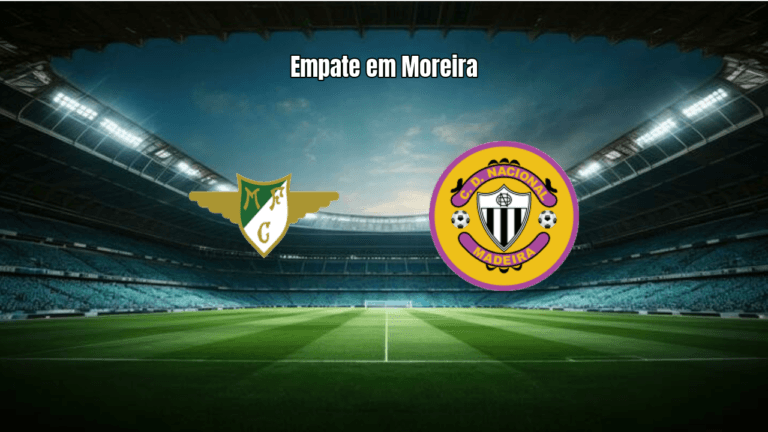 Moreirense e Nacional empatam em 1 a 1 na Primeira Liga Portuguesa