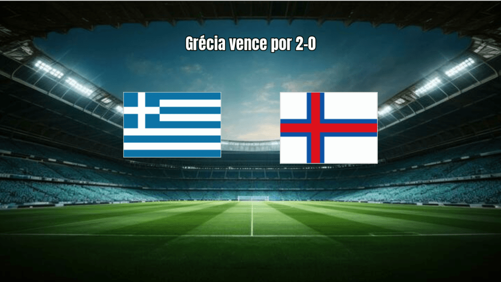 Grécia W vence Ilhas Faroé W por 2-0 nas Eliminatórias da Copa