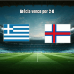 Grécia W vence Ilhas Faroé W por 2-0 nas Eliminatórias da Copa