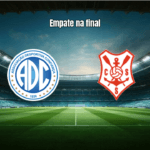 Confiança e Sergipe empatam em 1x1 na final do Campeonato Sergipano