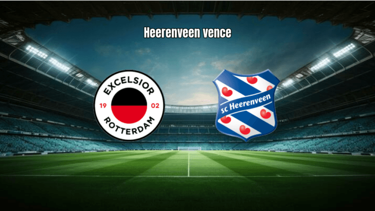 Excelsior 1-2 Heerenveen: Análise e Destaques da Eredivisie