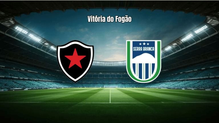 Botafogo PB vence Serra Branca por 3 a 1 nas semifinais do Paraibano