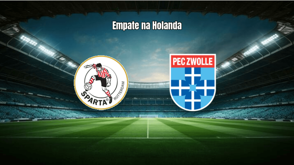 Sparta Rotterdam e PEC Zwolle empatam em 1-1 na Eredivisie