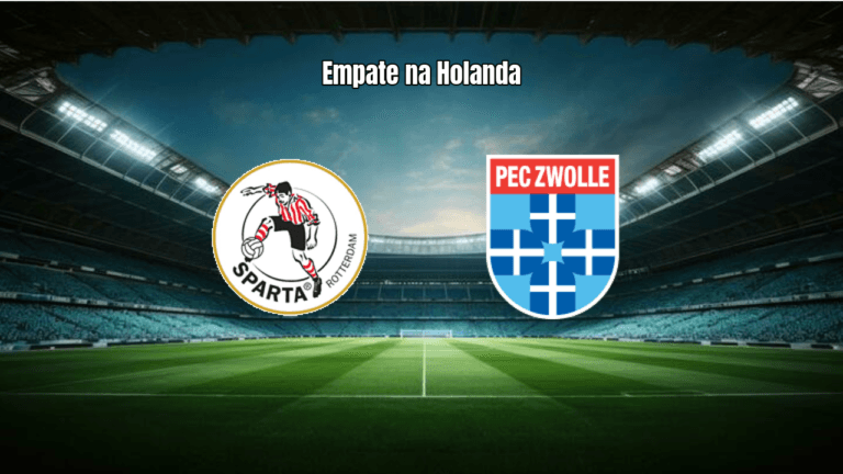 Sparta Rotterdam e PEC Zwolle empatam em 1-1 na Eredivisie