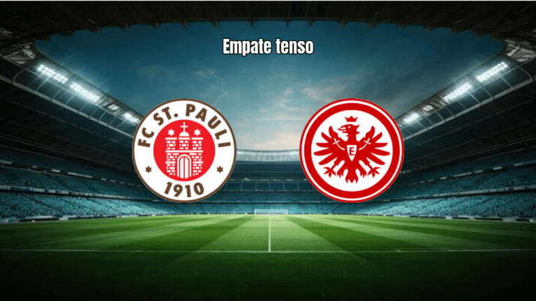 St. Pauli e Frankfurt empatam sem gols na Bundesliga