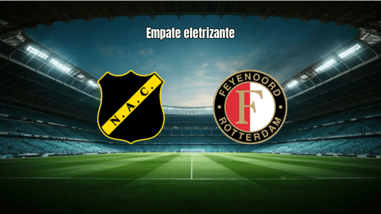 NAC Breda e Feyenoord empatam em 3-3 em jogo eletrizante da Eredivisie