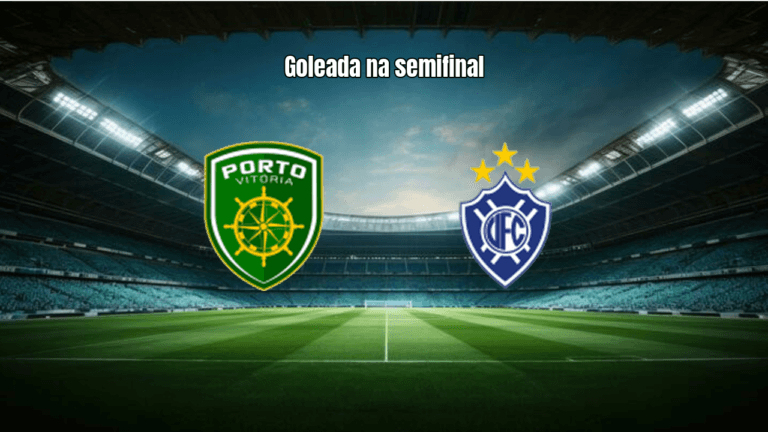 Vitória ES goleia Porto Vitória por 4 a 0 nas semifinais do Capixaba