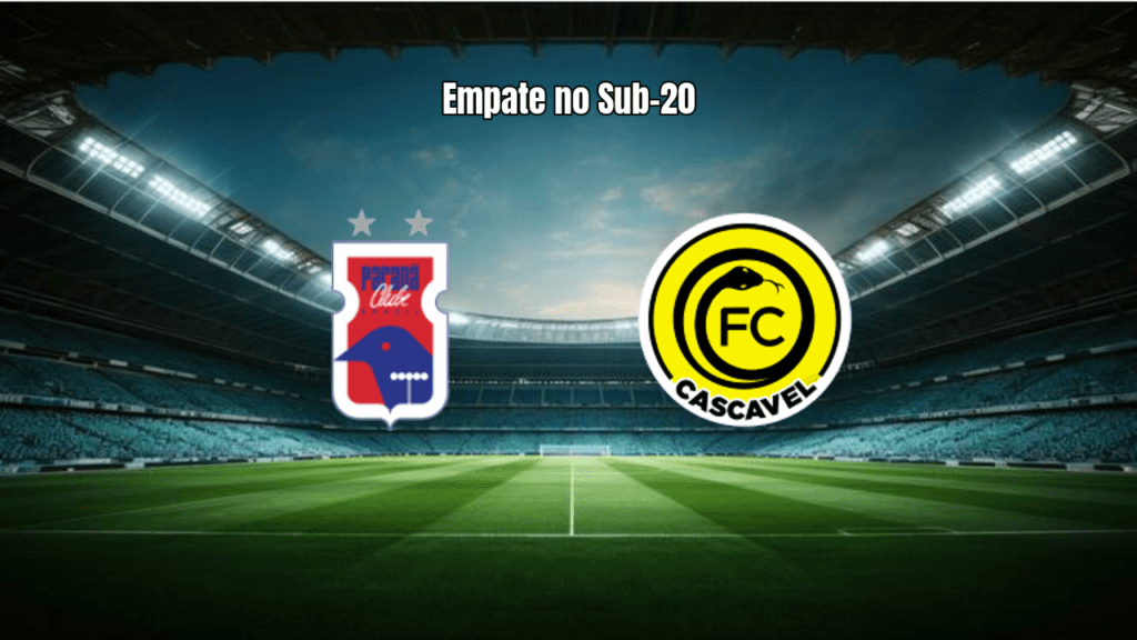 Parana Clube U20 e Cascavel U20 empatam no Paranaense Sub-20