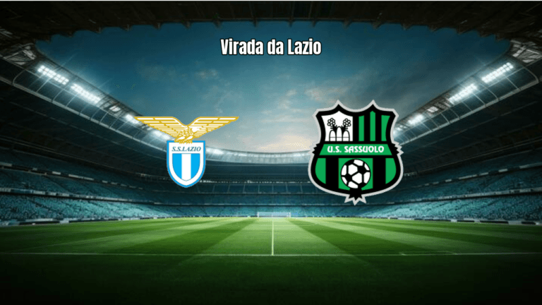 Lazio vence Sassuolo de virada na Serie A: 2 a 1 no Olimpico
