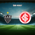 Atlético-MG vence Internacional com gol de Cuello na Arena MRV