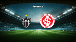 Atlético-MG vence Internacional com gol de Cuello na Arena MRV