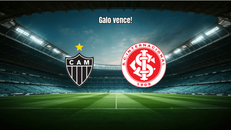 Atlético-MG vence Internacional com gol de Cuello na Arena MRV