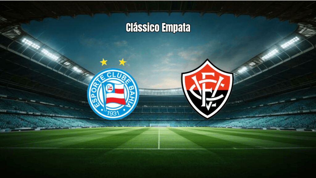 Bahia e Vitória empatam em 1-1 no clássico baiano da Série A