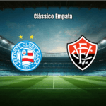 Bahia e Vitória empatam em 1-1 no clássico baiano da Série A