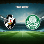 Vasco vira sobre o Palmeiras e vence por 2 a 1 no Brasileirão