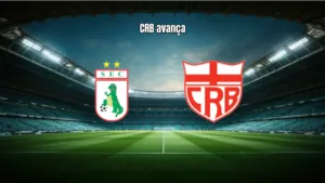 CRB vence Sousa por 2 a 0 na Copa do Brasil com gols no fim