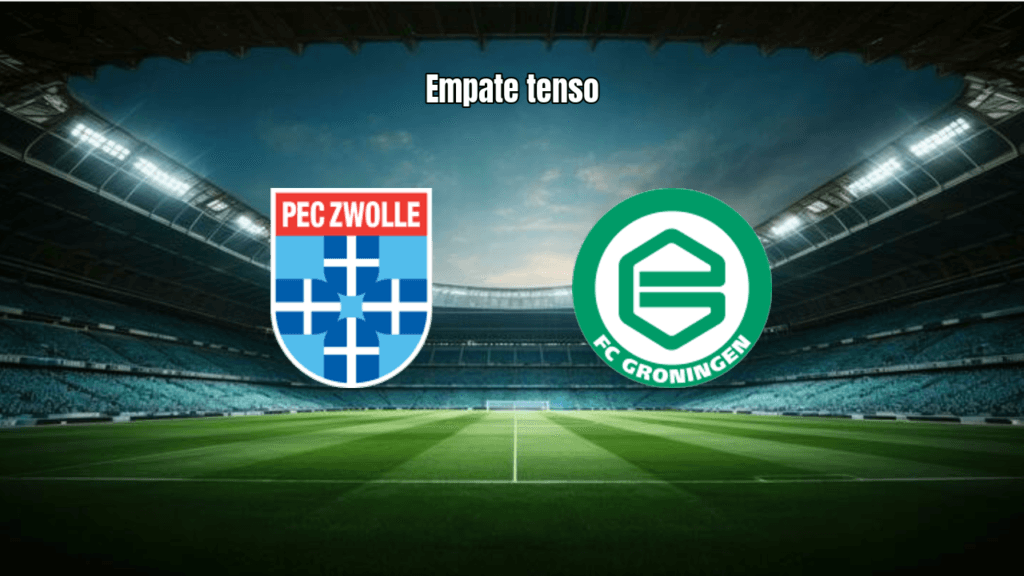 PEC Zwolle e Groningen empatam em 1-1 na Eredivisie