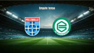 PEC Zwolle e Groningen empatam em 1-1 na Eredivisie