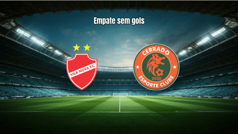 Vila Nova U20 e Cerrado EC U20 empatam sem gols no Goiano Sub-20