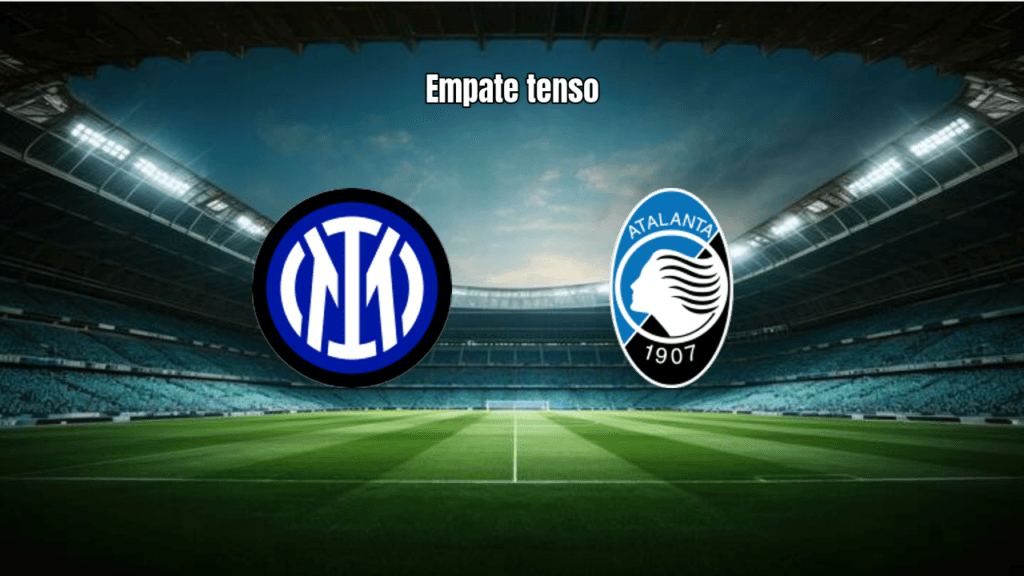 Inter e Atalanta empatam em 1x1 na Serie A italiana