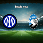 Inter e Atalanta empatam em 1x1 na Serie A italiana