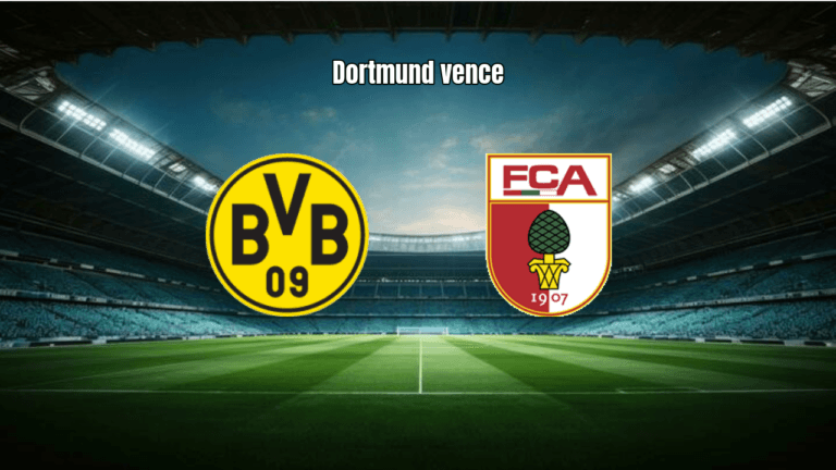 Dortmund vence Augsburg por 2-0 e segue firme na Bundesliga