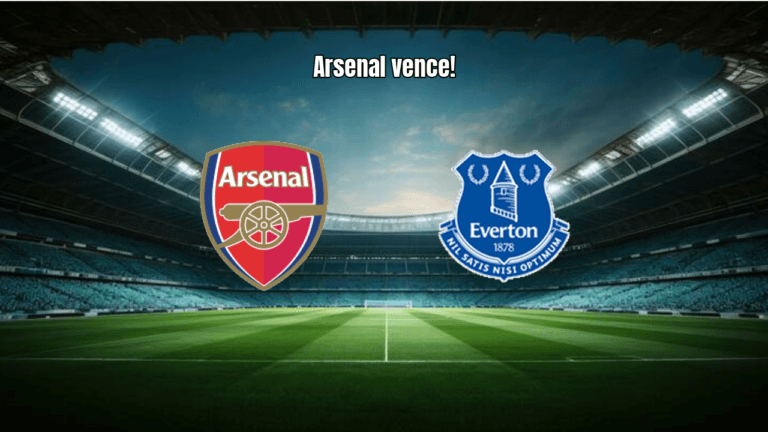 Arsenal vence Everton por 2 a 0 com gols no fim na Premier League