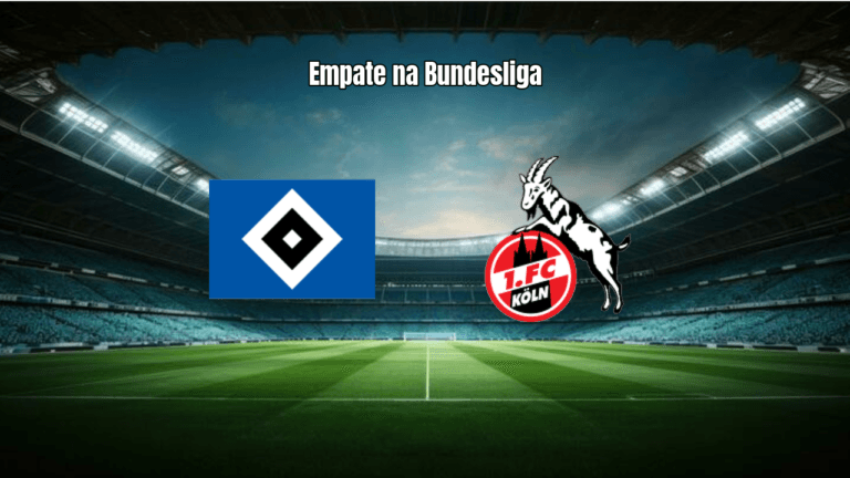 Hamburger SV e Köln empatam em jogo agitado da Bundesliga