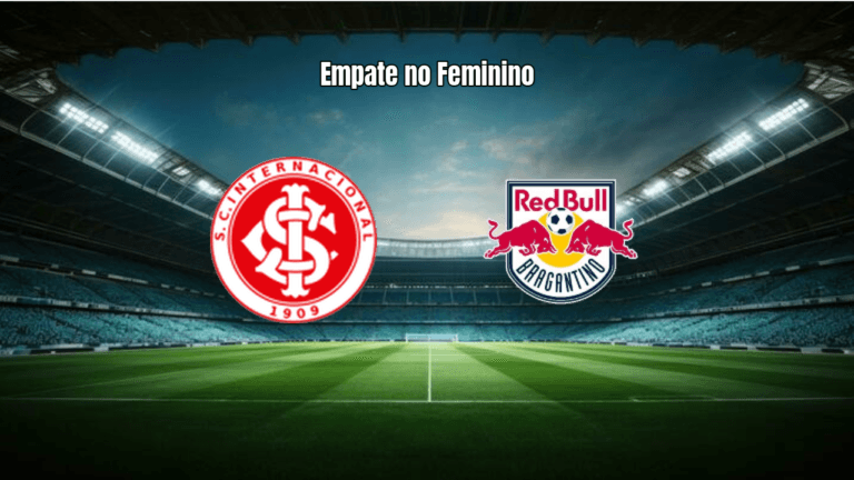 Internacional e RB Bragantino empatam no Brasileiro Feminino