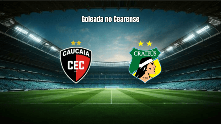 Crateús goleia o Caucaia por 4 a 1 na estreia do Cearense 2