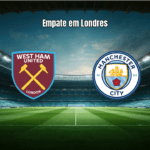 West Ham segura Manchester City em empate na Premier League