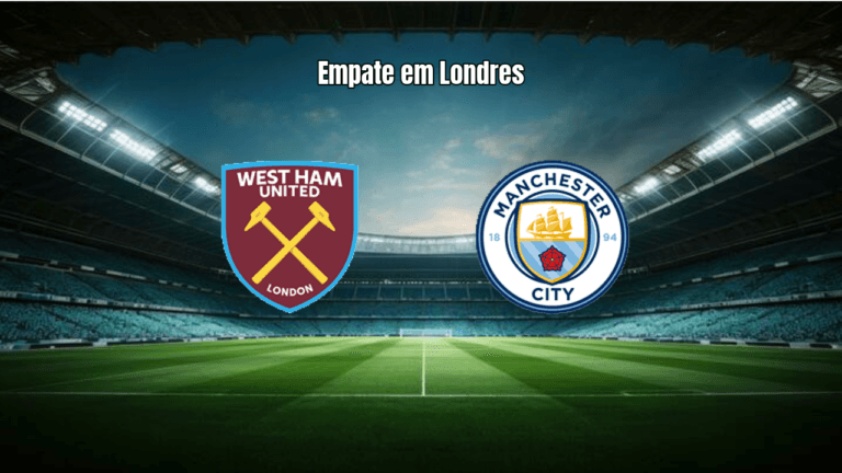 West Ham segura Manchester City em empate na Premier League