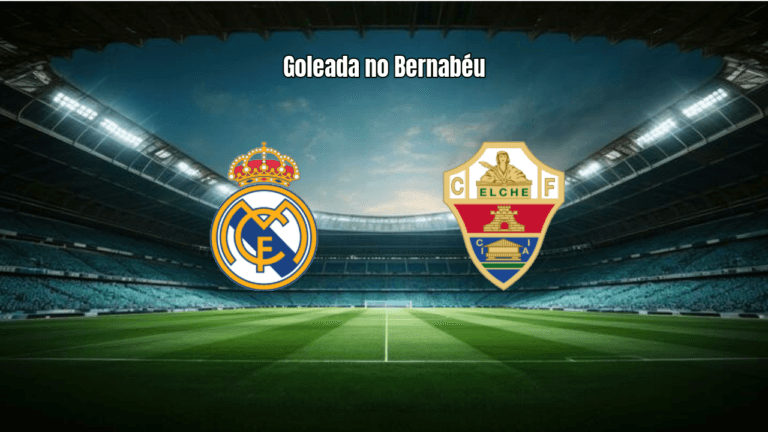 Real Madrid 4x1 Elche: Goleada no Bernabéu garante liderança na La Liga