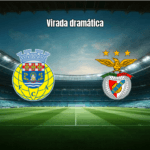 Benfica vira sobre o Arouca com gol nos acréscimos na Liga Portugal